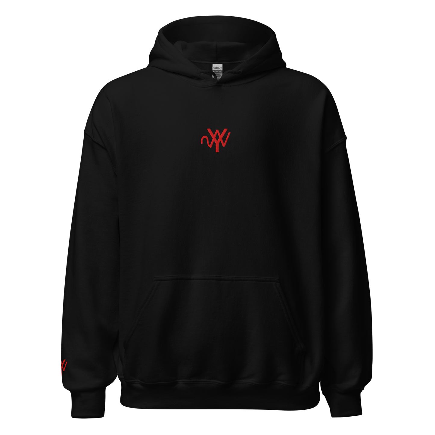 Sweat Noir à capuche YA2NE