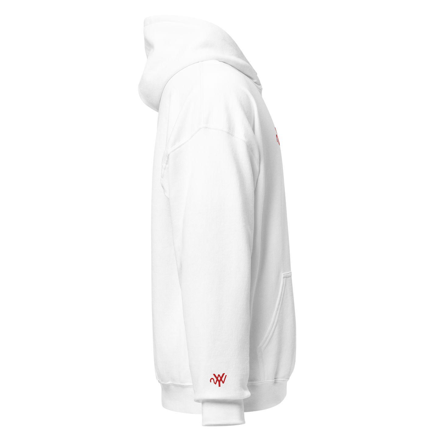 Sweat Blanc à capuche YA2NE