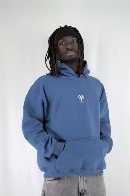Sweat Bleu à capuche YA2NE