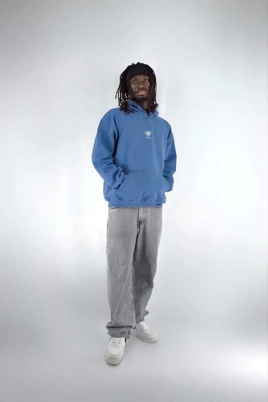 Sweat Bleu à capuche YA2NE