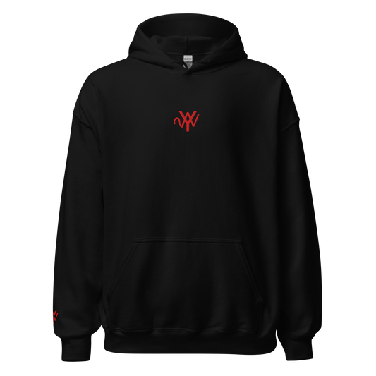 Sweat Noir à capuche YA2NE