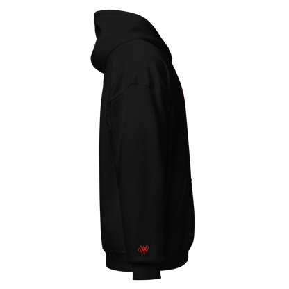 Sweat Noir à capuche YA2NE