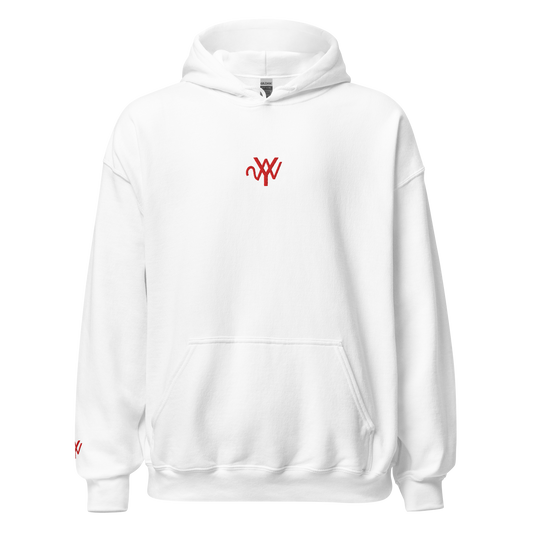 Sweat Blanc à capuche YA2NE